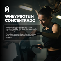 Whey Protein Concentrado Sachê 30g - Kit c/03un