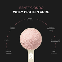 Whey Core Protein Proteínas Pó 900g 30 Doses - Soldiers Nutrition
