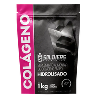 Colágeno Hidrolisado 1Kg - 100% Pura Importado - Soldiers Nutrition