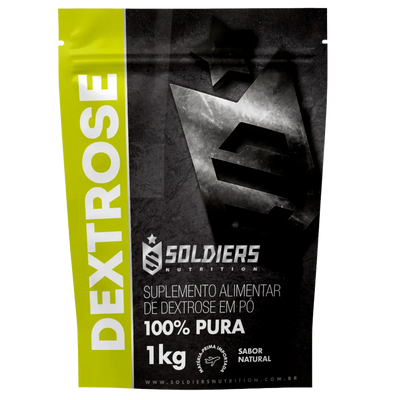 Dextrose 1Kg - 100% Puro Importado - Soldiers Nutrition