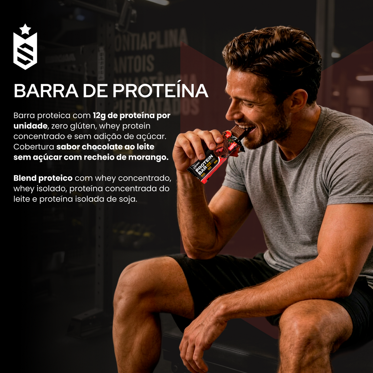 Barra de Proteína Protein Bar 40g - Unidade