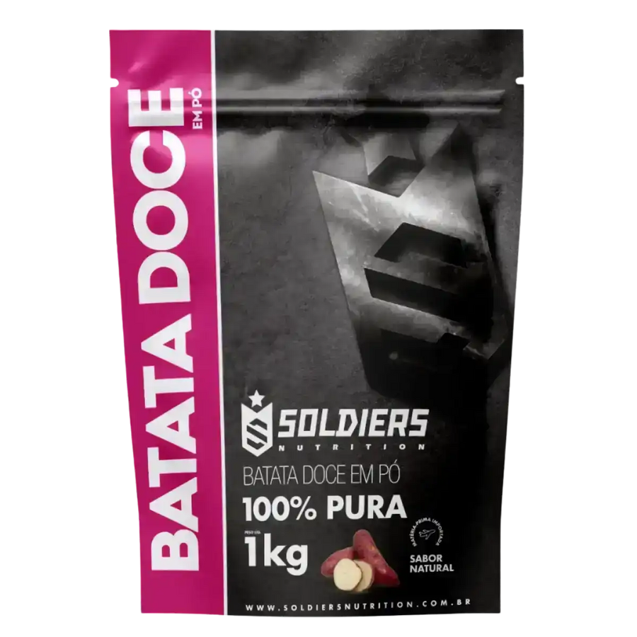 Batata Doce Desidratada em Pó 100% Pura - 1Kg