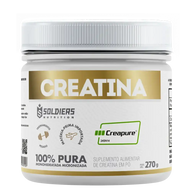 Creatina Creapure 270g - 100% Importada - Soldiers Nutrition