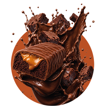 Brownie e doce de leite