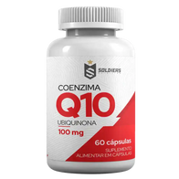 Coenzima Q10 - 60 Cápsulas 100mg - Soldiers Nutrition
