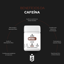 Cafeína 400g 60 Cáps - Íntera Focus