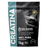 Creatina Monohidratada 1Kg - 100% Pura Importada - Soldiers Nutrition