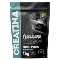 Creatina Monohidratada 1Kg - 100% Pura Importada - Soldiers Nutrition
