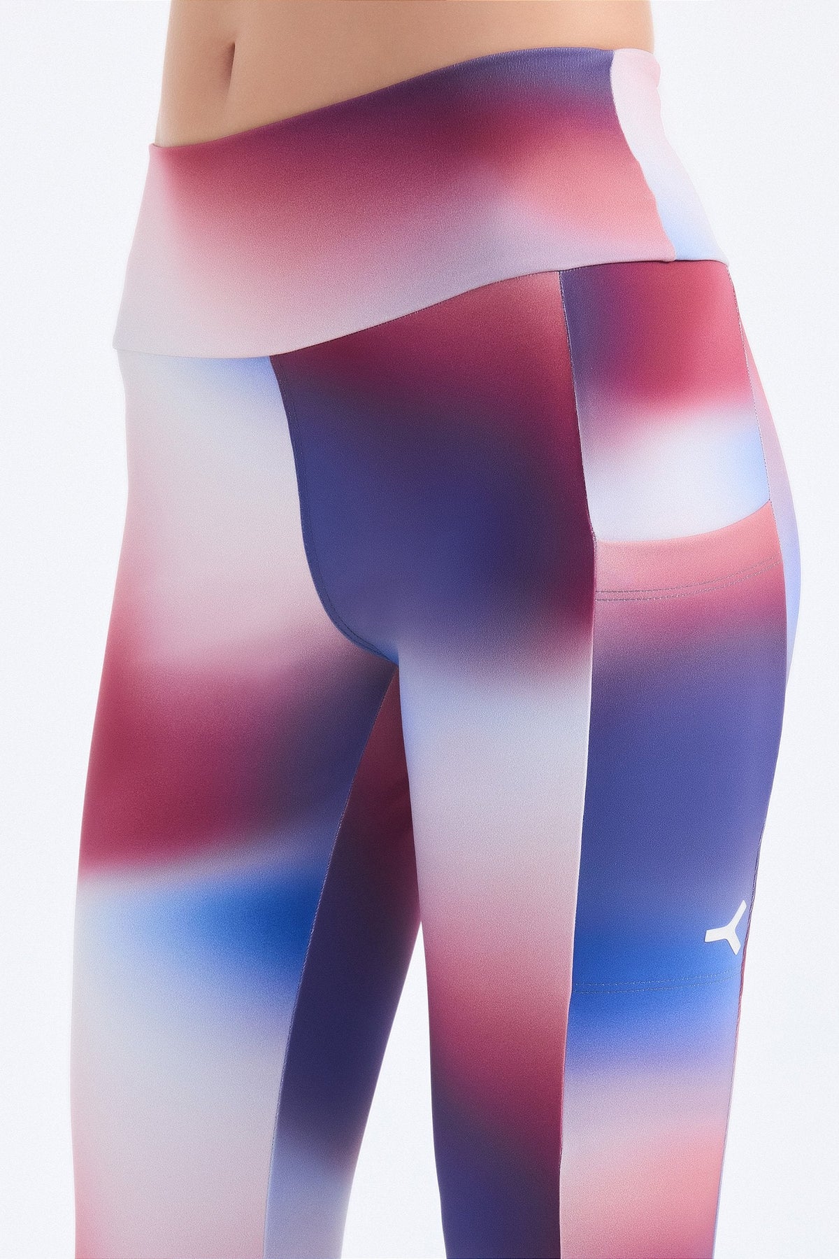 Calça Legging Recortes Estampa
