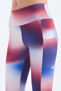 Calça Legging Recortes Estampa