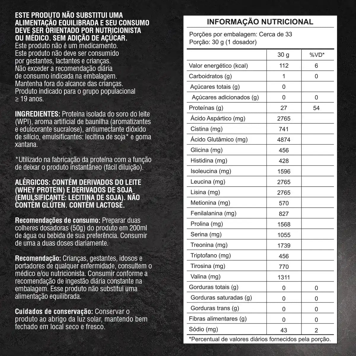 ISO PRO Whey Protein Isolado 1kg - Soldiers Nutrition