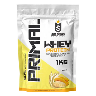 Whey Protein Primal Banana 1Kg - Soldiers Nutrition