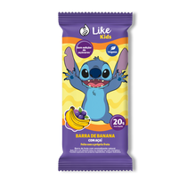 Barra Banana Açaí Sem Açúcar Vegana Caixa 12 Un - Like Kids