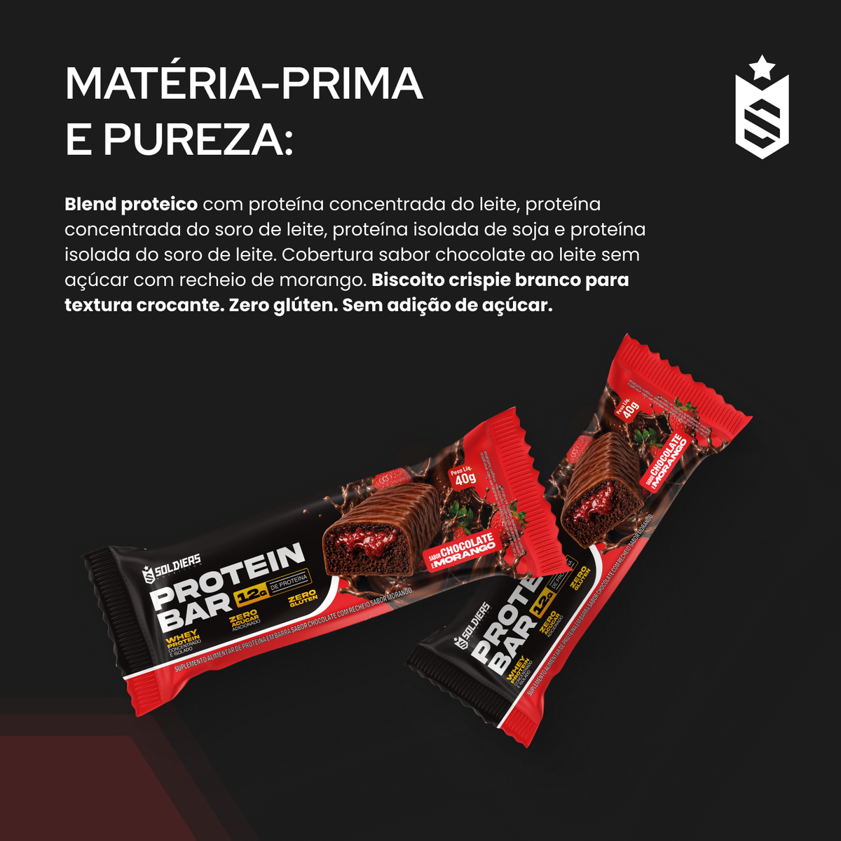 Barra de Proteína Protein Bar 40g - Unidade