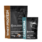 Kit Whey Protein Concentrado 1Kg + Creatina Monohidratada 500g 8