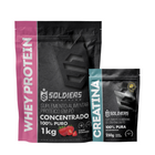 Kit Whey Protein Concentrado 1Kg + Creatina Monohidratada 250g 8