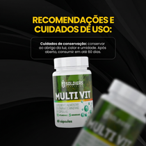 Multivitamínico 12 Vitaminas e 5 Minerais - 60 Cáps