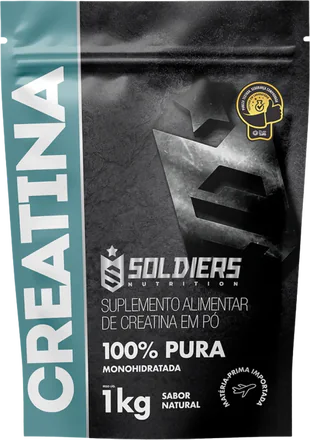 Pacote de 1 kg da Creatina Soldiers